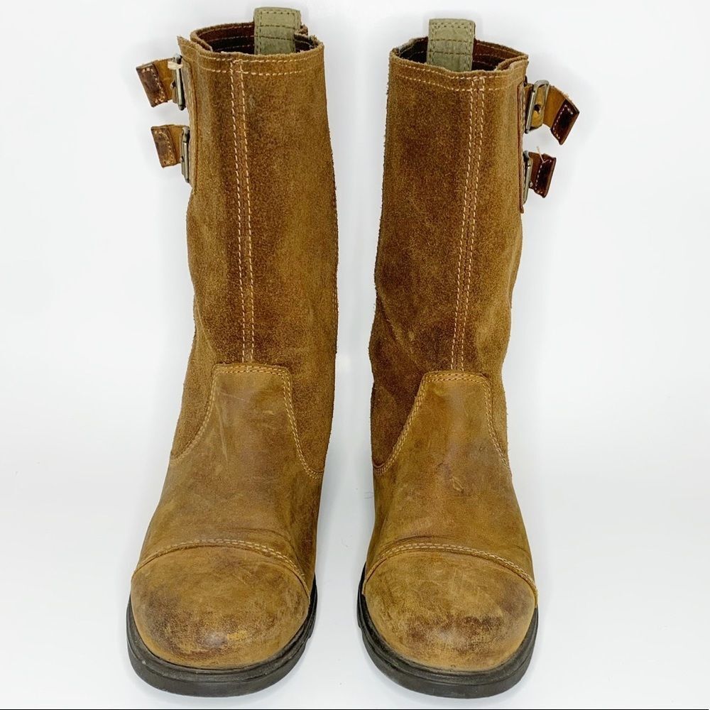 SOREL Major Pull on‎ Grizzly Bear Tan Boots Sz 6 - Picture 2 of 7